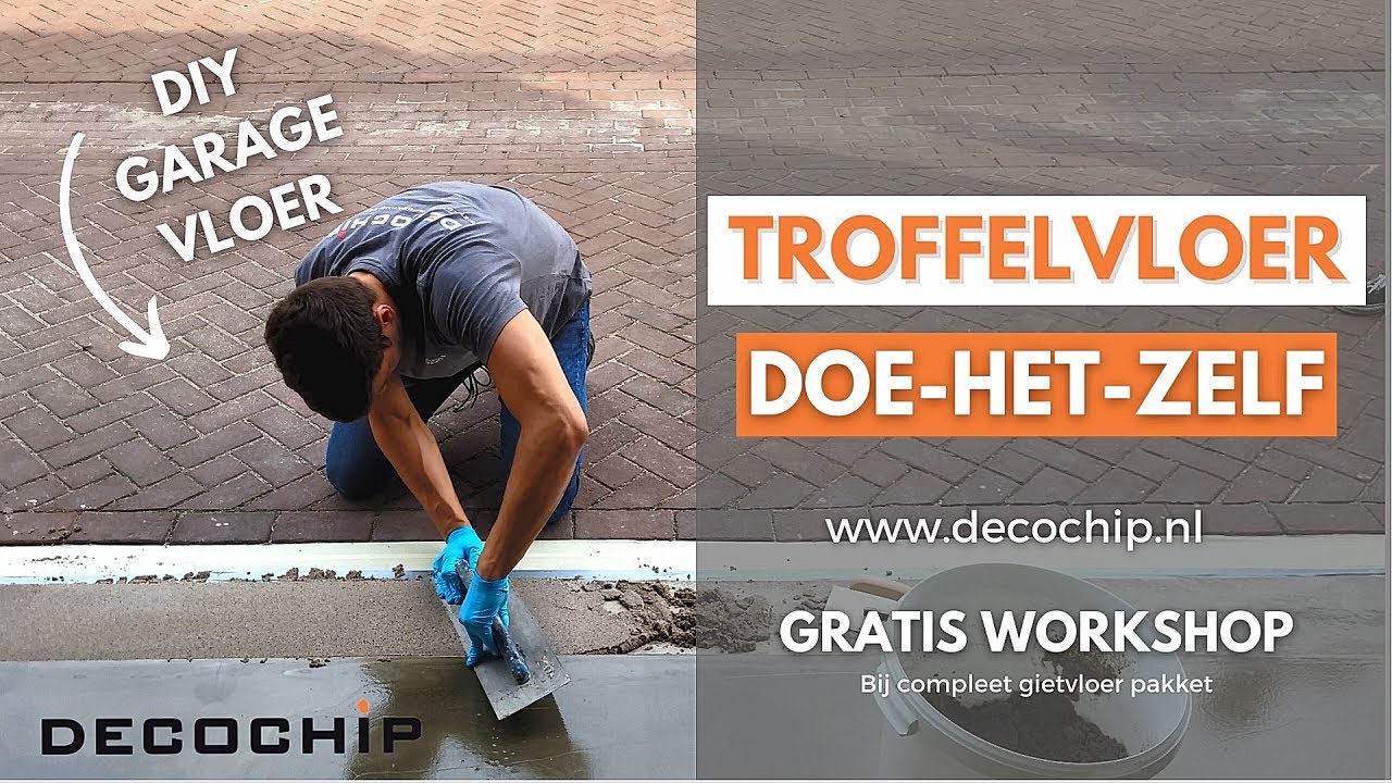 Troffelvloer Aanbrengen - Garage Dorpel Maken Voor Epoxy Gietvloer - Doe Het Zelf