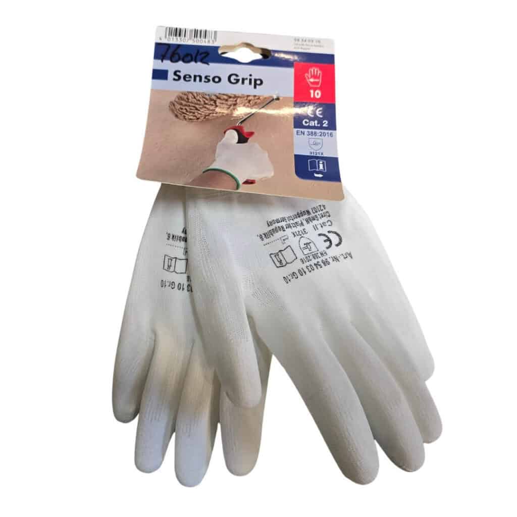 Werkhandschoenen gietvloeren